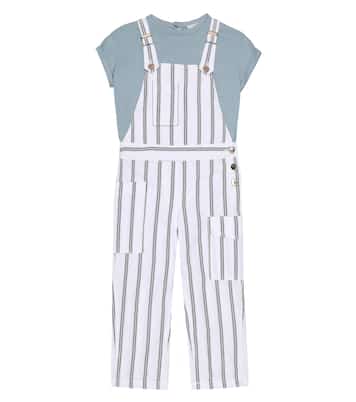 Latzhose aus Baumwolle | Brunello Cucinelli Kids