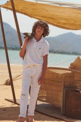 Polo in piqué di cotone | Polo Ralph Lauren Kids