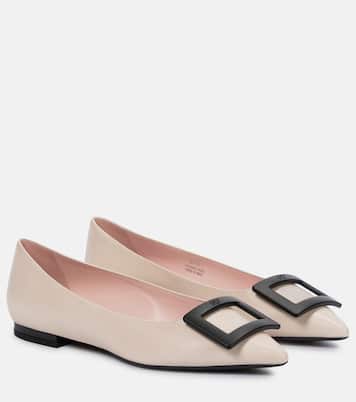 Gommettine leather ballet flats | Roger Vivier