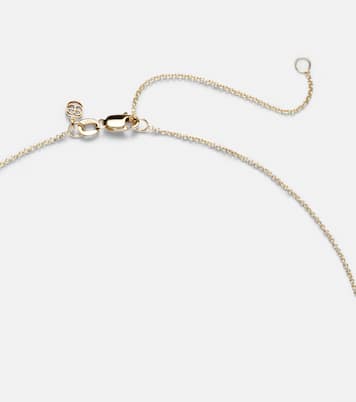 Love 14kt yellow gold charm necklace | Sydney Evan
