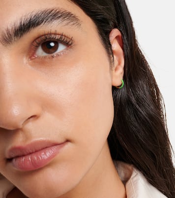 18kt gold single hoop earring | Persée