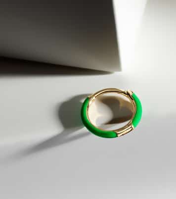 18kt gold single hoop earring | Persée