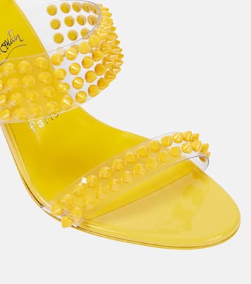 Spike Only 85 PVC and leather sandals | Christian Louboutin