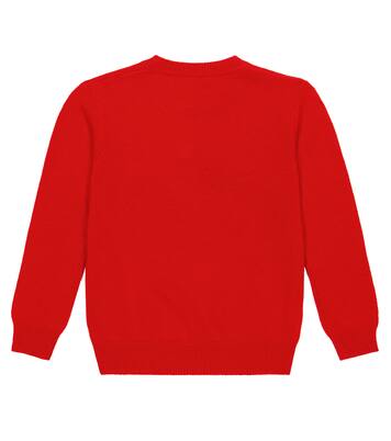 Embroidered virgin wool sweater | Il Gufo