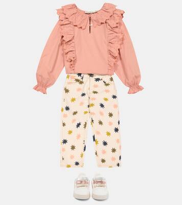 Manon embroidered cotton blouse | The New Society