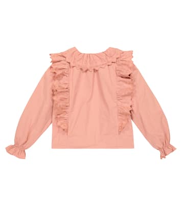 Manon embroidered cotton blouse | The New Society