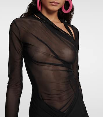 Maxikleid La Robe Piombone aus Tüll | Jacquemus