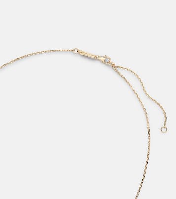 18kt gold necklace with sapphires | Suzanne Kalan