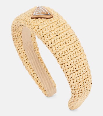 Fascia per capelli con logo | Prada