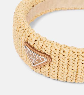 Fascia per capelli con logo | Prada