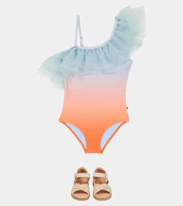 Nilla ruffle-trimmed swimsuit | Molo