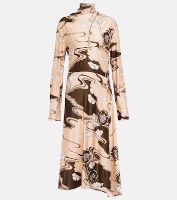 Abito midi con stampa | Jil Sander