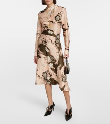 Abito midi con stampa | Jil Sander