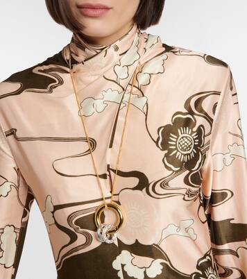 Abito midi con stampa | Jil Sander