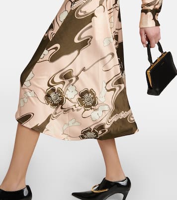 Abito midi con stampa | Jil Sander