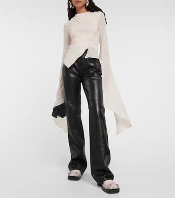 Embellished suede clogs | Acne Studios