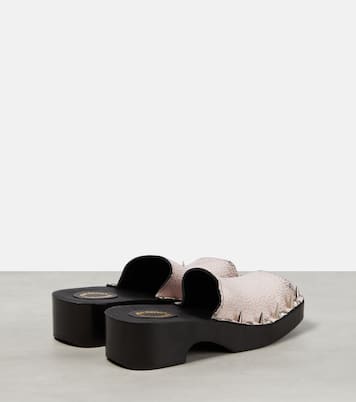 Embellished suede clogs | Acne Studios