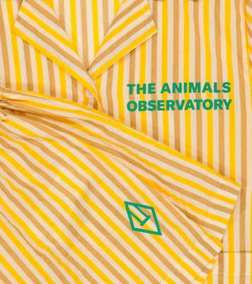 Magpie striped cotton pajamas | The Animals Observatory