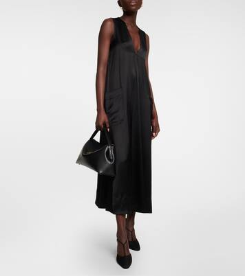 Midikleid aus Satin | Toteme