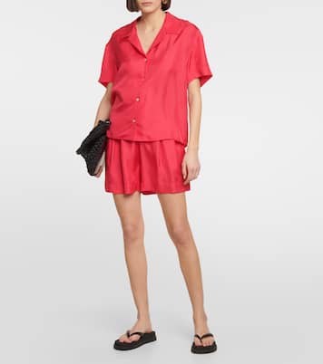 Shorts Zurich aus Seiden-Twill | Asceno