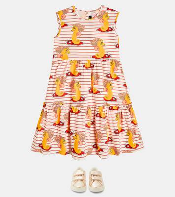 Printed cotton dress | Mini Rodini