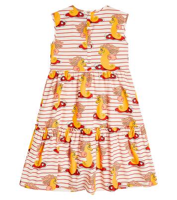 Printed cotton dress | Mini Rodini