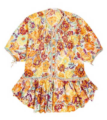 Poncho Bobo à fleurs | Poupette St Barth Kids