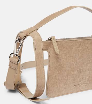 Leather blanket holder | Brunello Cucinelli