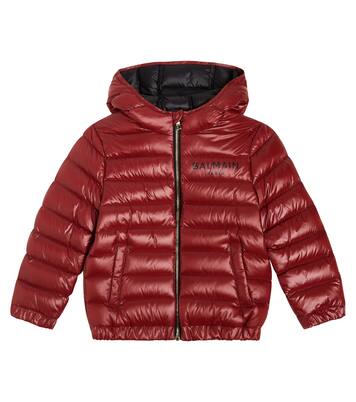 Logo down jacket | Balmain Kids
