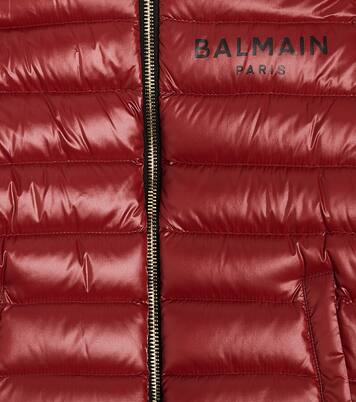 Logo down jacket | Balmain Kids