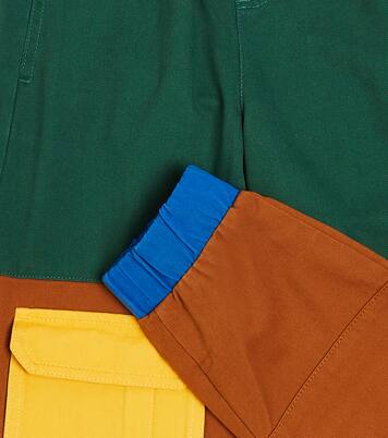 Colorblocked cotton jersey sweatpants | Stella McCartney Kids