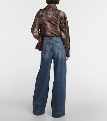 High-Rise Wide-Leg Jeans | Etro