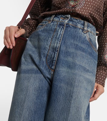 High-Rise Wide-Leg Jeans | Etro