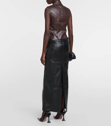 Atyri coated midi skirt | Aya Muse