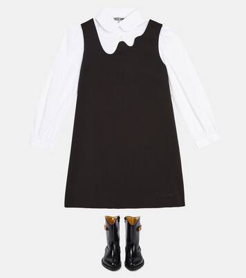 Ensemble chemise et robe à logo | Moschino Kids