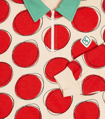 Red Dot cotton polo shirt | Jellymallow