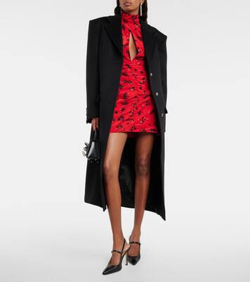 Floral silk minidress  | Alessandra Rich