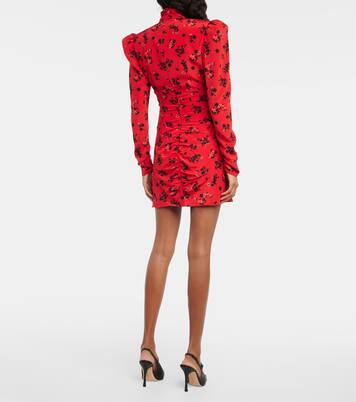 Floral silk minidress  | Alessandra Rich