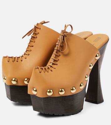 Plateau 90 leather pumps | Etro