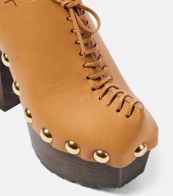 Plateau 90 leather pumps | Etro