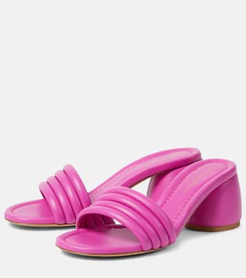 Malou leather mules  | Gianvito Rossi