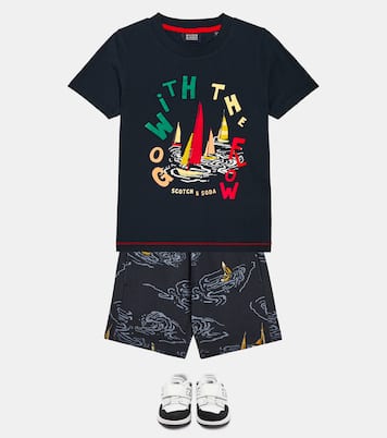 Printed cotton shorts | Scotch & Soda Kids