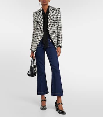 Cropped Flared Jeans Carson | Veronica Beard