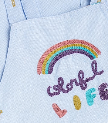 Baby Atilo embroidered cotton overalls | Louise Misha