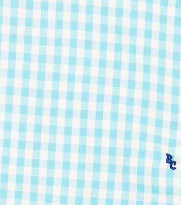 Gingham cotton and linen top | Bobo Choses