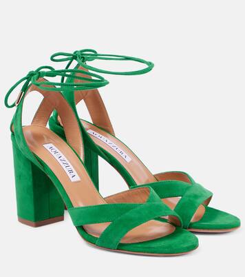 Sandalen Very Ari 85 aus Veloursleder | Aquazzura