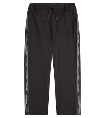 Logo wool track pants | Dolce&Gabbana Kids