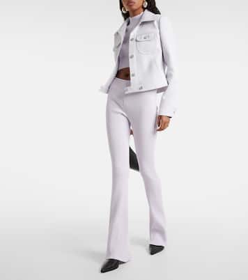 Schlaghose Reedition aus Rippstrick | Courrèges