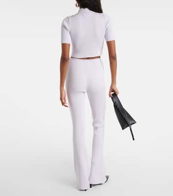 Schlaghose Reedition aus Rippstrick | Courrèges