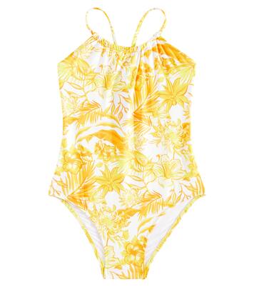 Gazette floral halterneck swimsuit | Vilebrequin Kids
